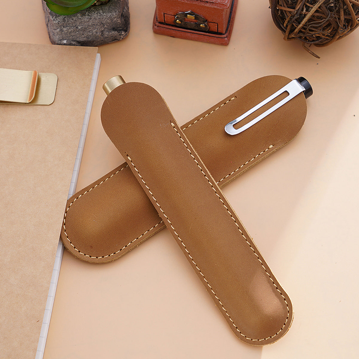 Premium Leder Stift Hülle
