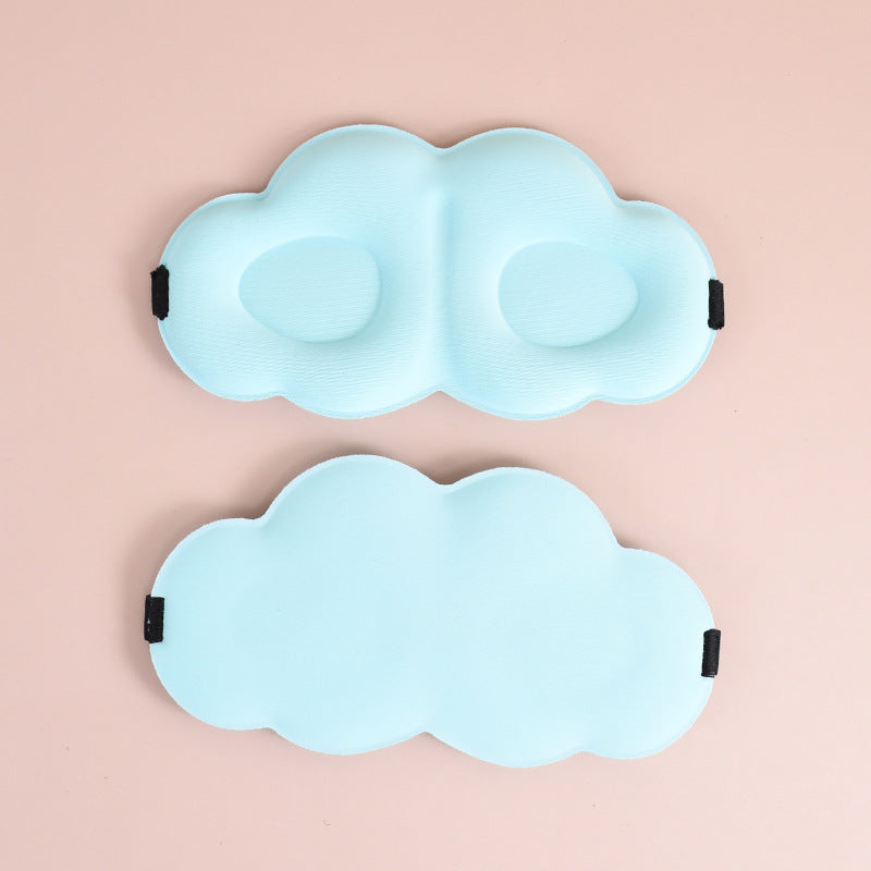 Damen nan niedliche Wolken Schlafmaske aus Memory-Schaum mit ergonomischer Polsterung und verstellbarem Elastikband Brehn