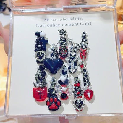 Künstlerisches Nagelschmuckset