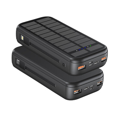 Solarbetriebene Powerbank mit Integrierter Schnellladefunktion Brehn