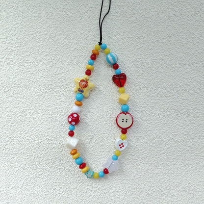 Funky Perlen Charm Lanyard Brehn