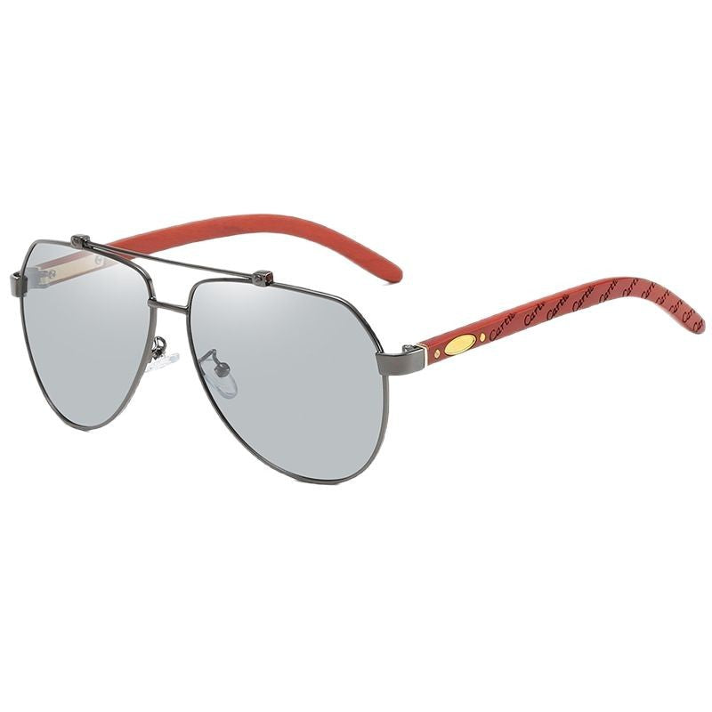 Damen Pilotensonnenbrille mit hochwertigem Metallrahmen und flexiblen Komfortbügeln Brehn