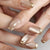 Premium Glänzende Französische Tipp Nagelerweiterungen Brehn
