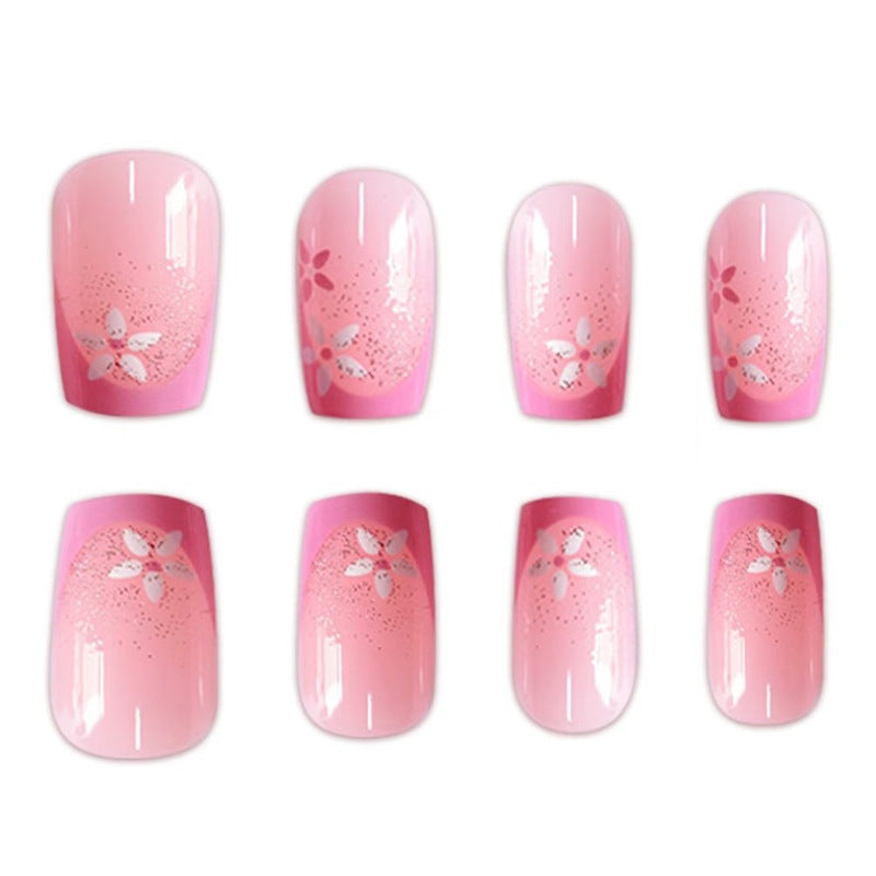 Floral Ombre Nagel Wraps Brehn