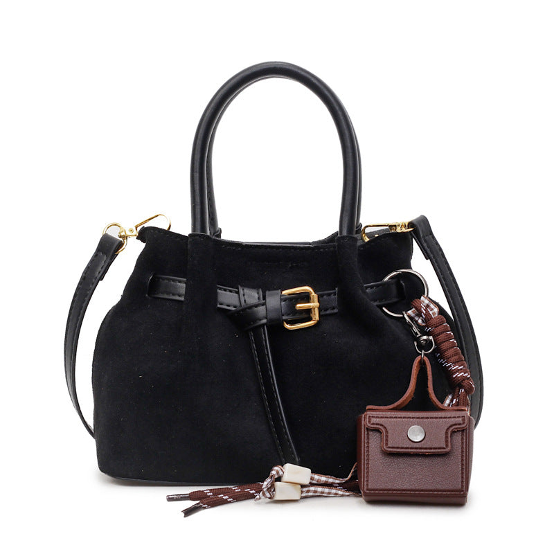 Elegante Wildleder Handtasche Brehn