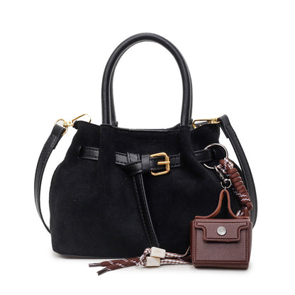 Elegante Wildleder Handtasche Brehn