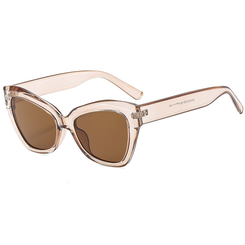 Damen Cat-Eye Sonnenbrille mit markantem Rahmen und polarisierenden Gläsern Brehn