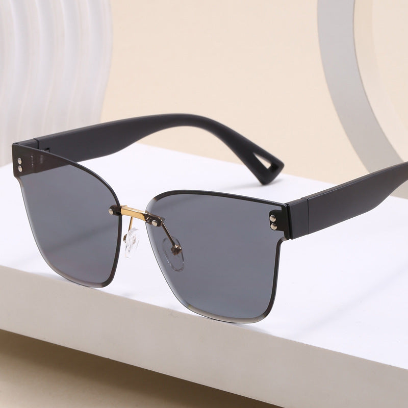 Damen stylische Sonnenbrille mit elegantem Schilddesign Brehn