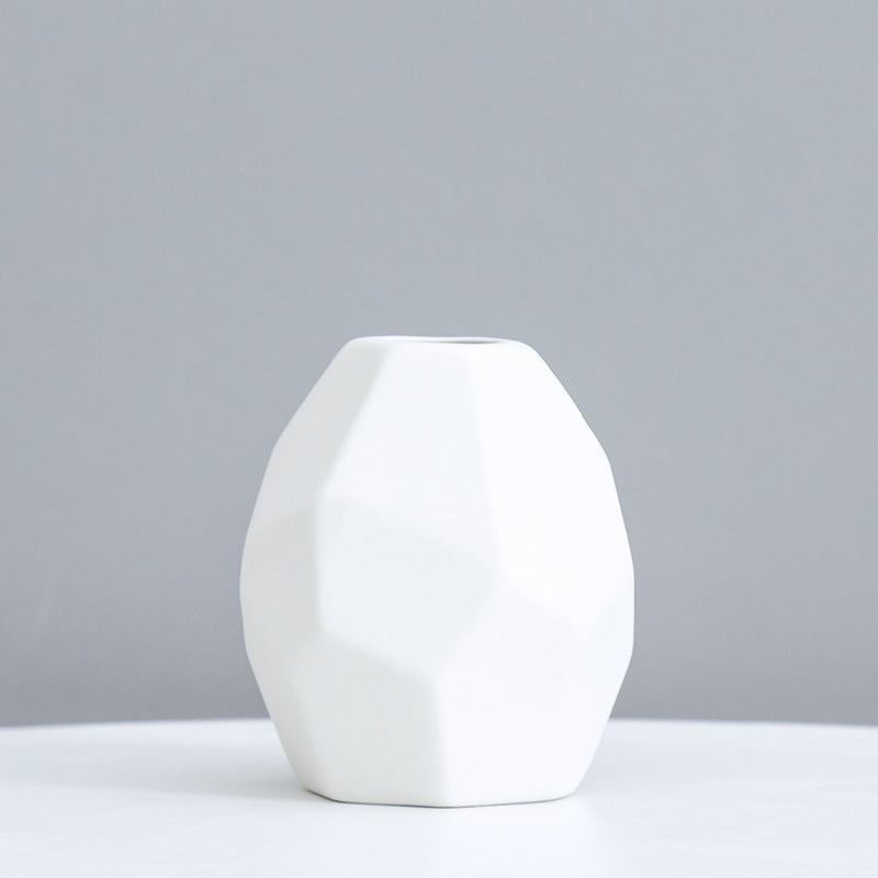 Geometrische dekorative Keramikvase Brehn
