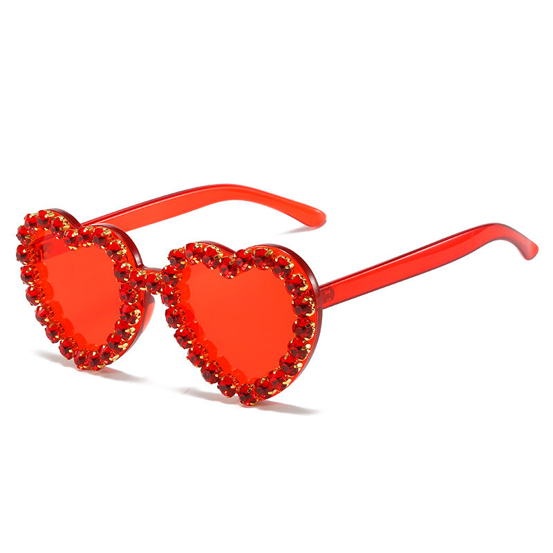 Herzförmige Glamour Sonnenbrille Brehn