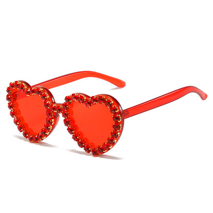 Herzförmige Glamour Sonnenbrille Brehn