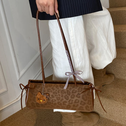 Leopardprint-Handtasche