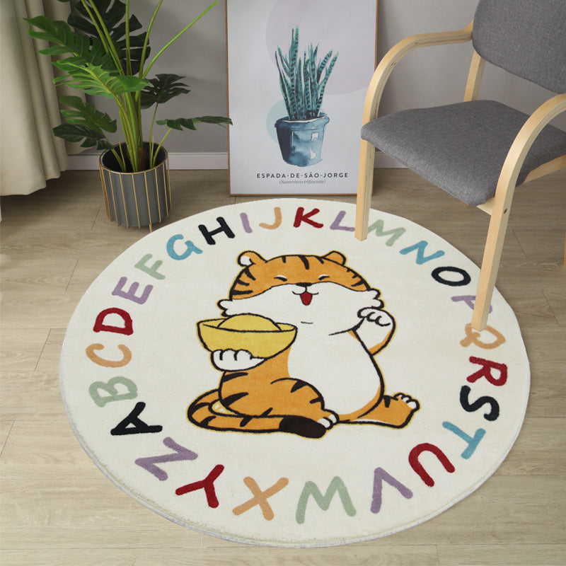 Verspielter Dinosaurier-Themen-Teppich