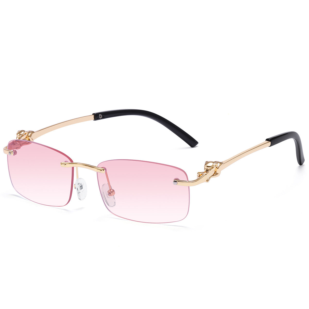 Damen elegante Sonnenbrille mit aufwendig gestaltetem Metallrahmen Brehn