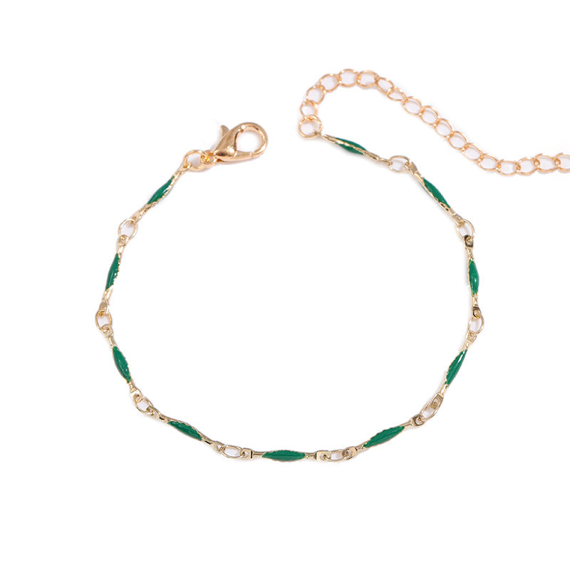 Elegante verstellbare Edelstein-Kettenarmband Brehn