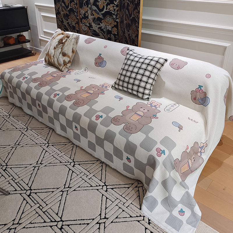 Künstlerische grafische Sofawurfdecke