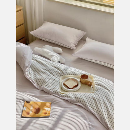Premium Bettbezug- und Spannlaken-Set