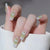 Künstlerische Ombre Press-On Nageltips Brehn