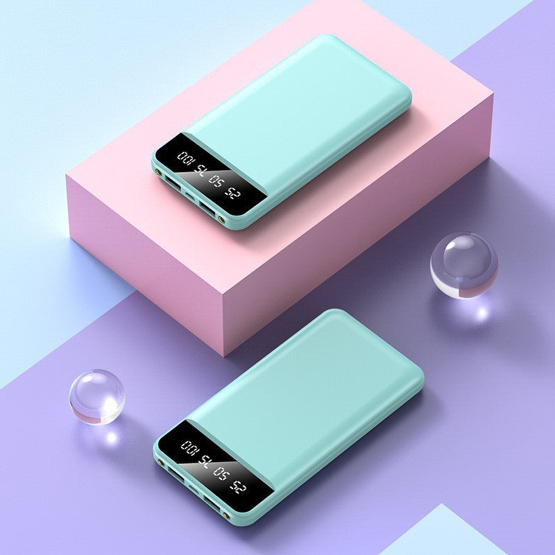 Vielseitige Powerbank mit Schnellem Ladeanschluss und Digitaler Anzeige Brehn