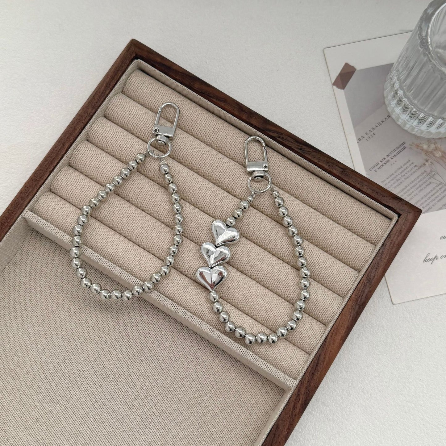 Herz-inspirierten Charm-Schlüsselanhänger Brehn