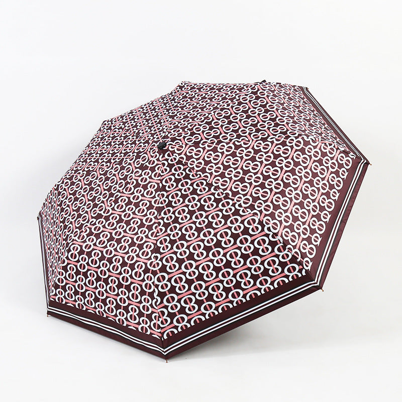 Damen eleganter Regenschirm mit exklusivem Muster Brehn