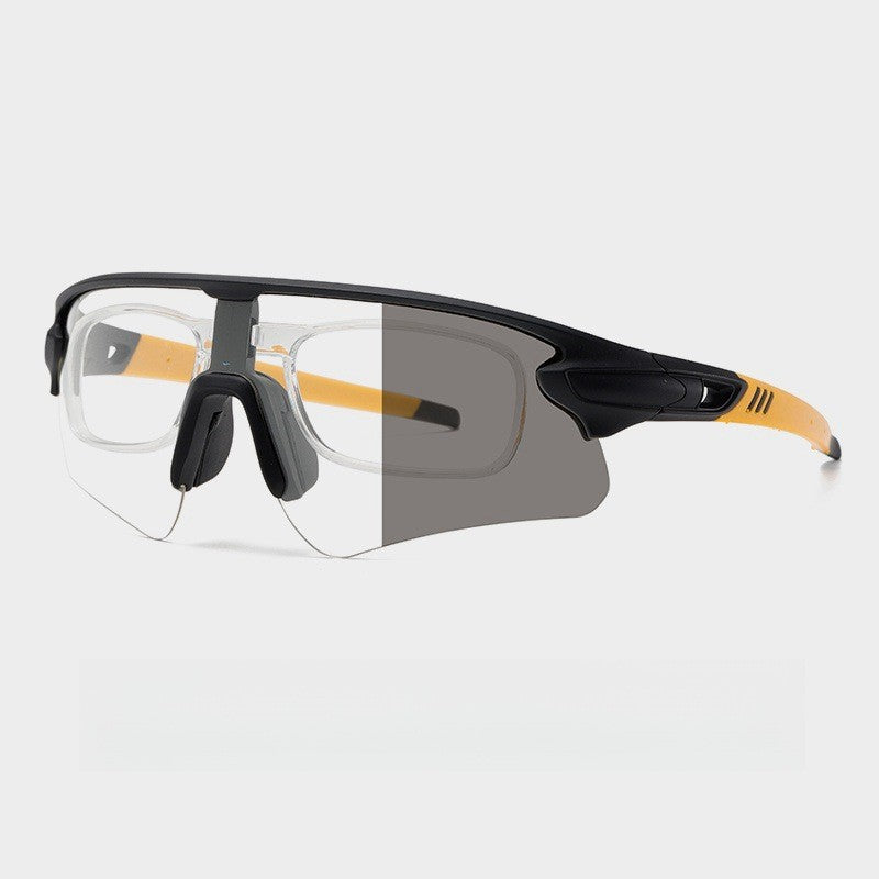 Unisex Sportliche Hochleistungs-Sonnenbrille mit aerodynamischem Design und verstellbarem Nasenpad Brehn