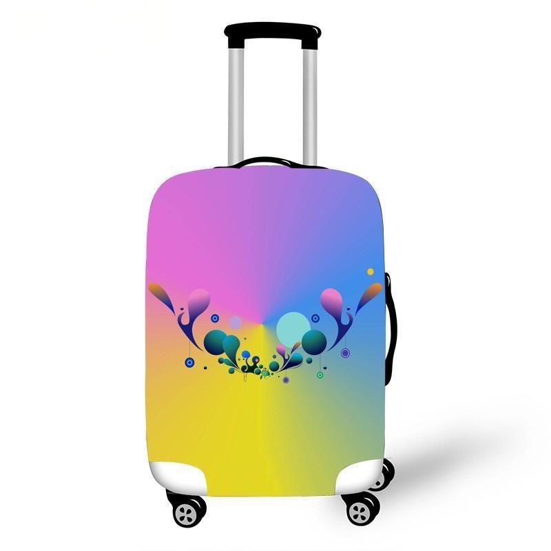 Damen Hartschalenreisekoffer mit vielfältigem Blumendesign Brehn