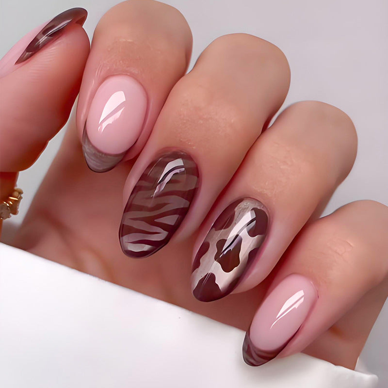 Kunstnagelset mit modernen Tier- und Musterdesigns Brehn