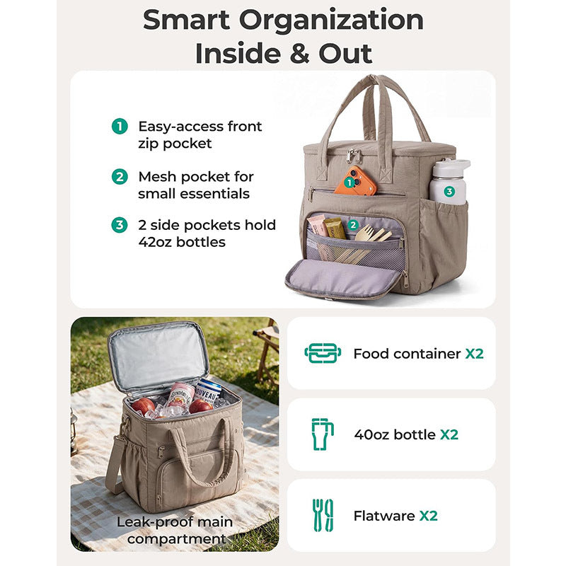 Isolierte Multi-Funktions Lunch Tasche Brehn