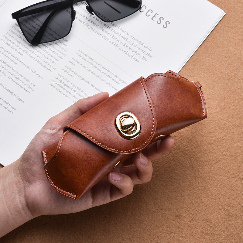 Eleganter Leder Sonnenbrillenetui Brehn