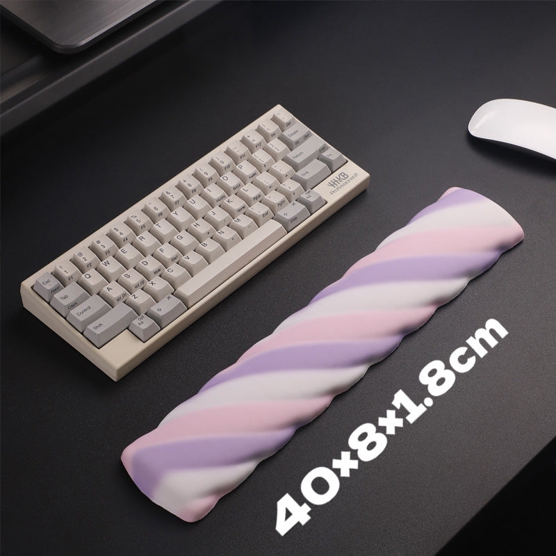 Verdrehter Gel Tastatur Handgelenkstütze