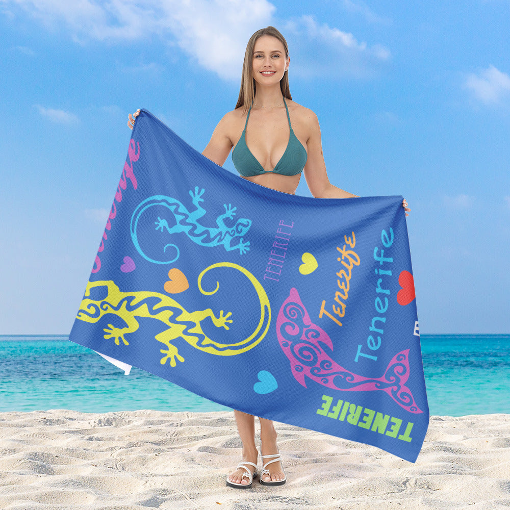 strandtuch mit einzigartigem Unterwasser-Motiv Brehn