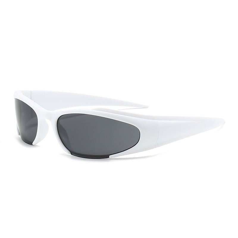 Damen sportliche Sonnenbrille im modernen Design Brehn