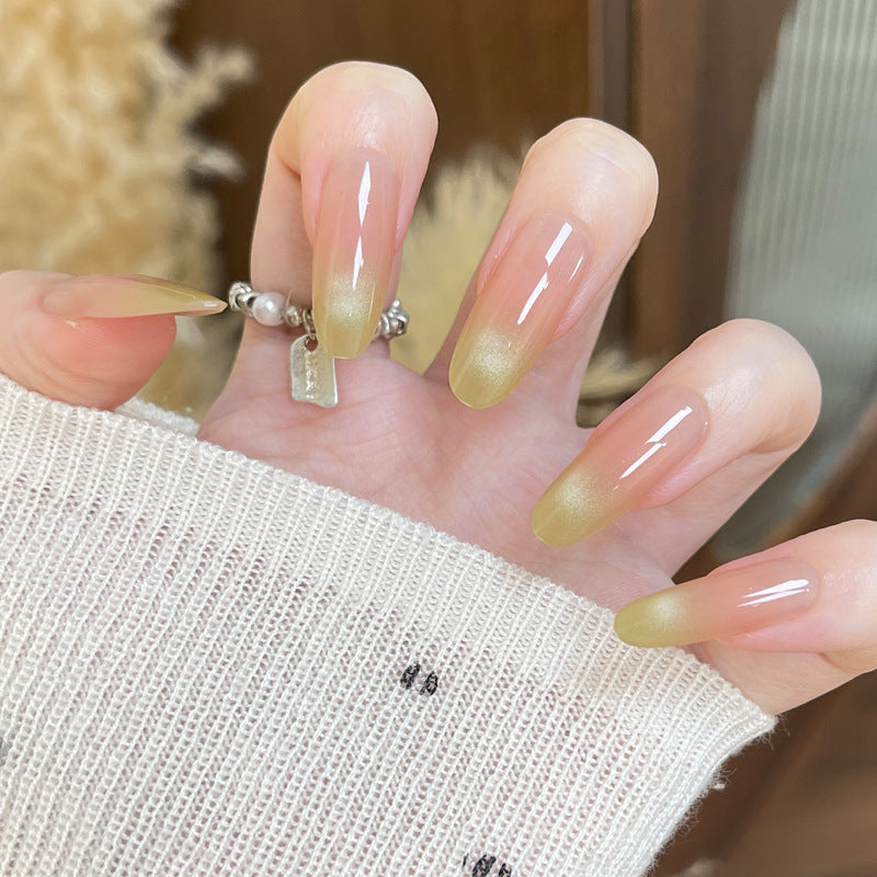 Ombre Glossy Press-On Nail Set Brehn