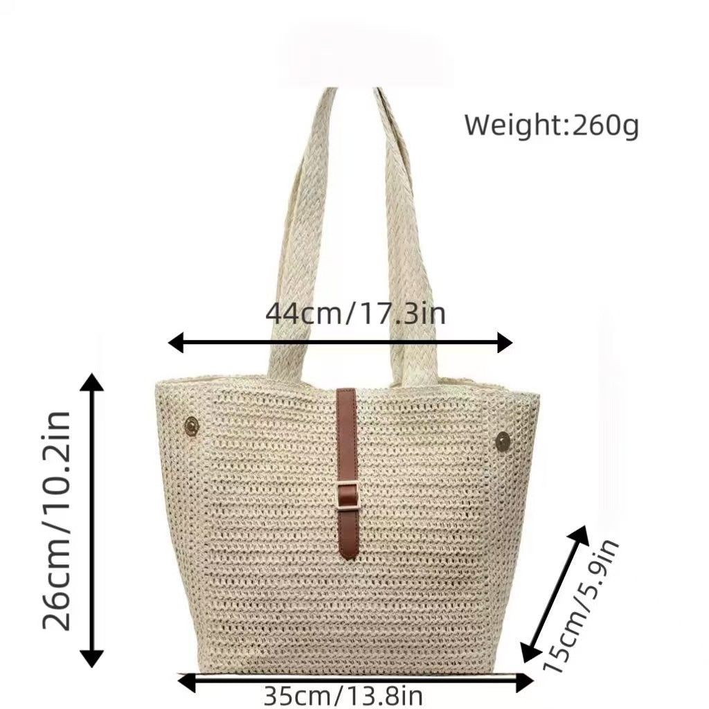 Handgefertigte Sommer-Strandtasche mit Robustem Gewebe Brehn