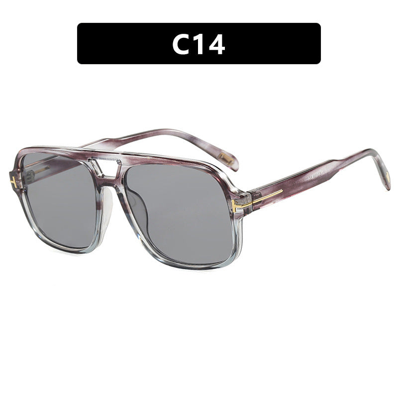 Damen Stylische Sonnenbrille im markanten Rechteckformat Brehn