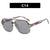 Damen Stylische Sonnenbrille im markanten Rechteckformat Brehn