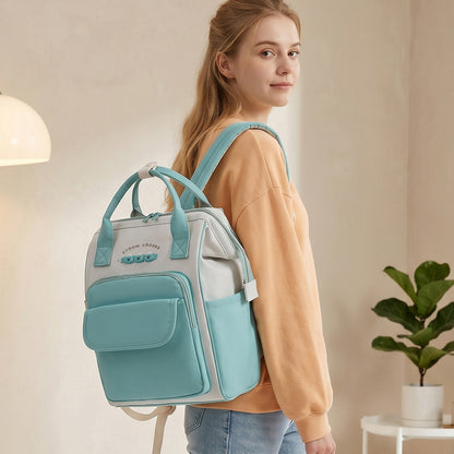 Stylischer Mehrfach-Taschen Rucksack Brehn
