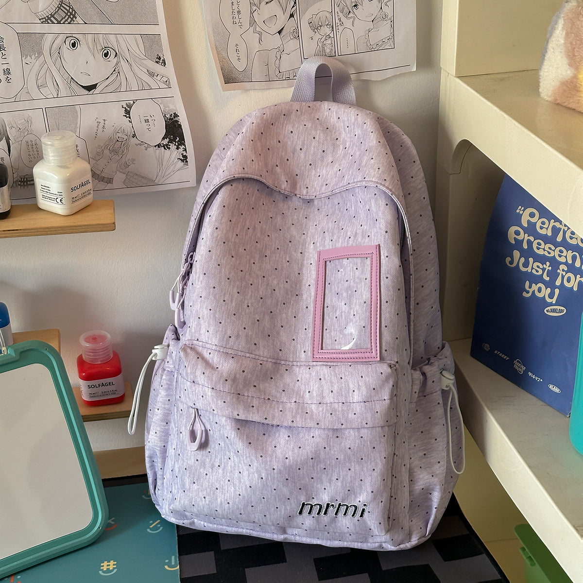 Stylischer gepunkteter Rucksack Brehn