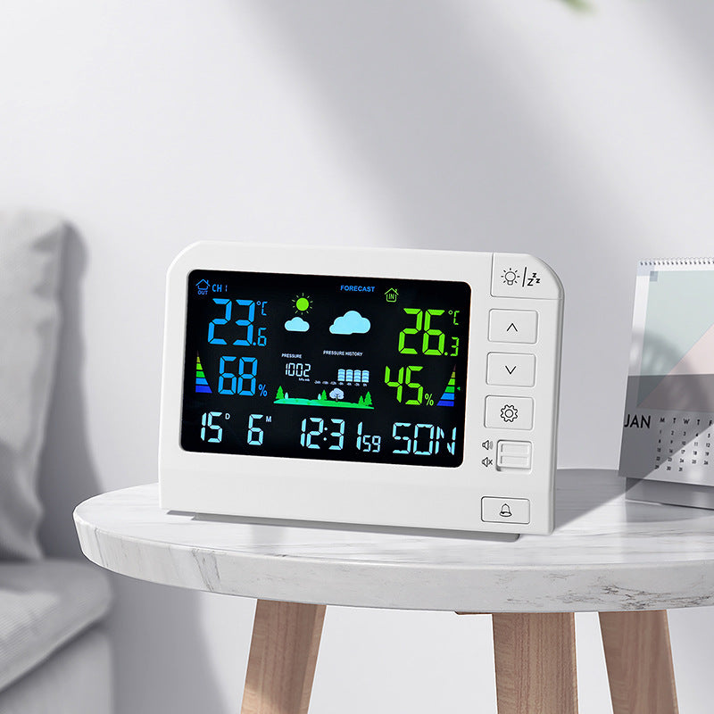 Digitaler Wetter-Alarmwecker mit multifunktionalem Display Brehn