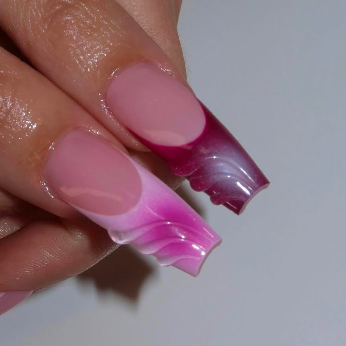 Florale 3D Dekorative Druck-Nagelerweiterungen Brehn