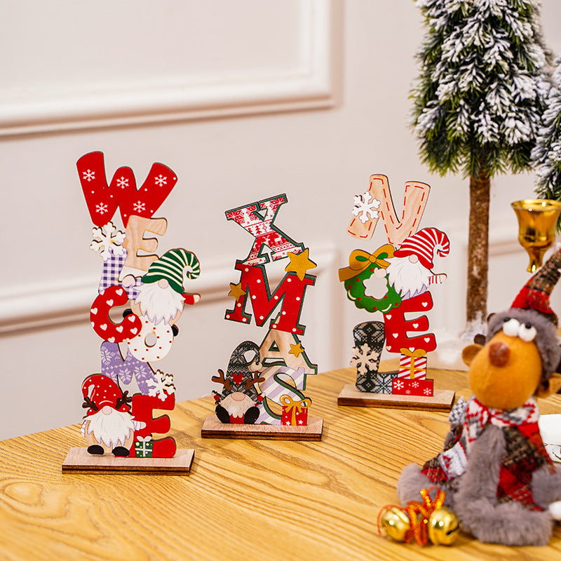 Weihnachtsdekorationsfigur im niedlichen Gnome-Design Brehn