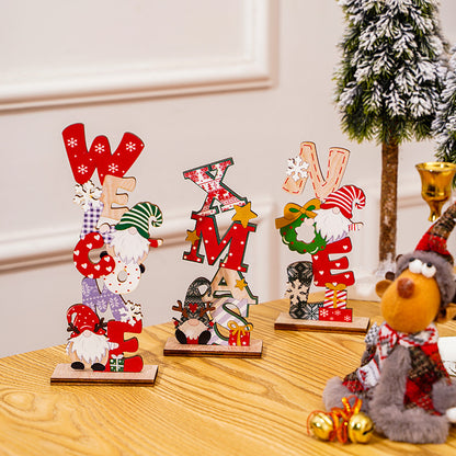 Weihnachtsdekorationsfigur im niedlichen Gnome-Design Brehn
