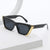 Damen modische Sonnenbrille mit eckigem Rahmen und luxuriösem Innenfutter Brehn
