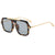 Damen modische Sonnenbrille mit angesagtem quadratischem Rahmen Brehn