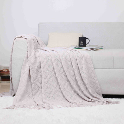 Gemütliche Strickdecke Brehn