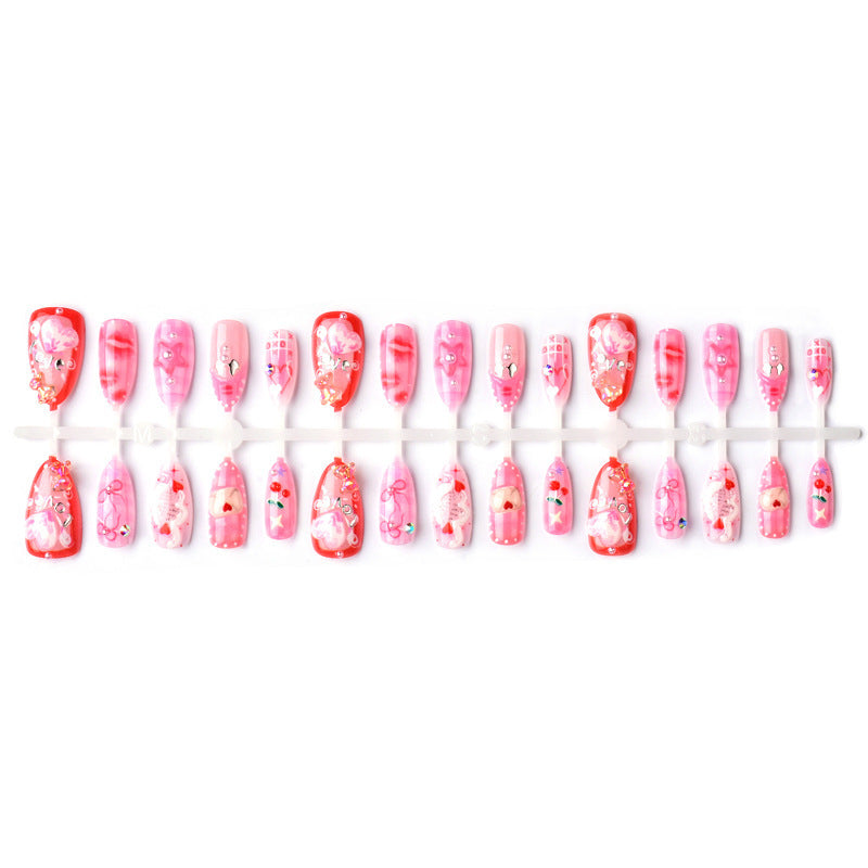 Künstliche Nail Art Nägel Brehn