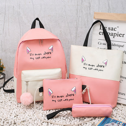 Hübsches Tiermotiv-Rucksacksset Brehn