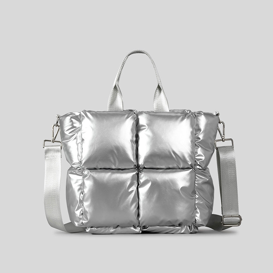 Gepolsterte Puffer-Handtasche