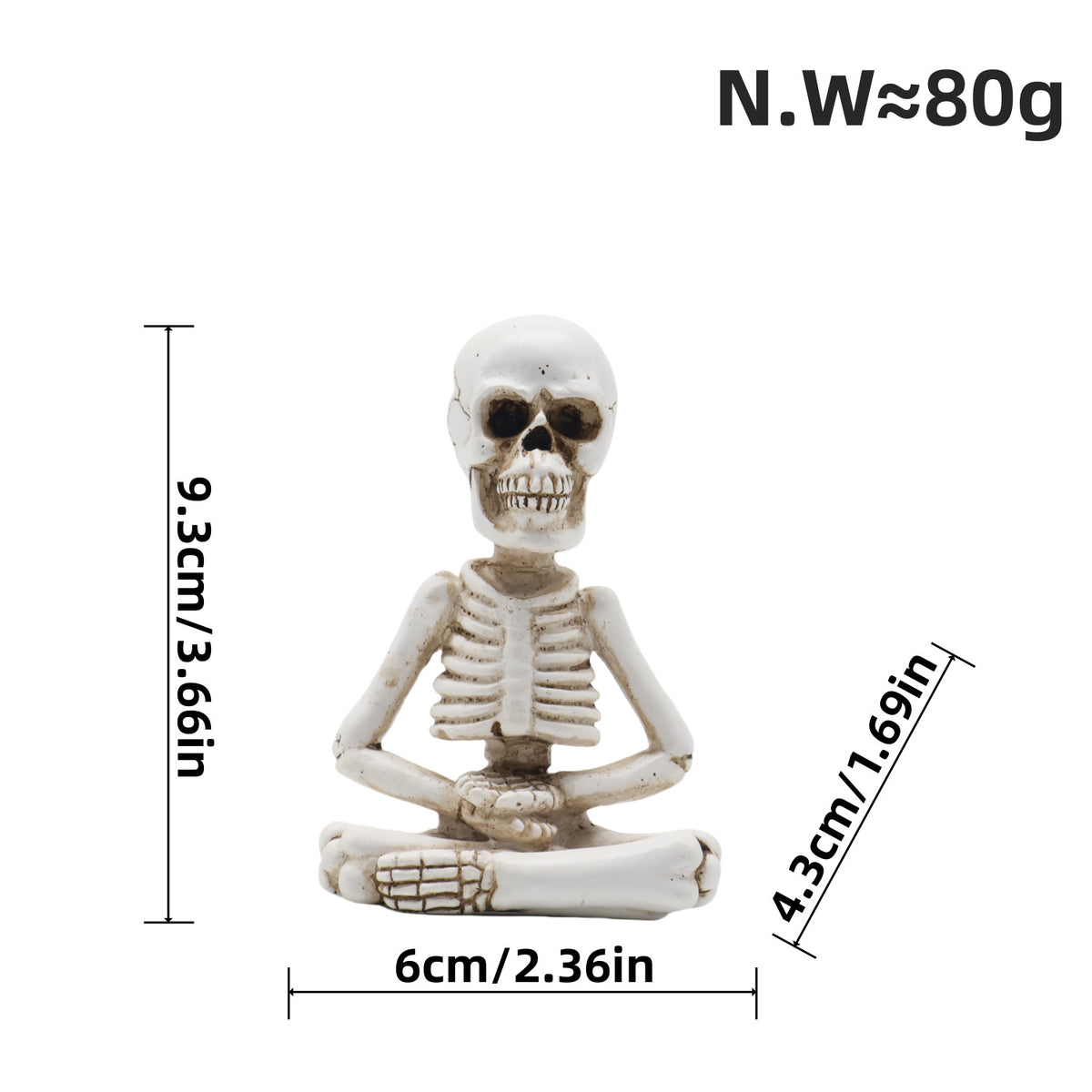 Dekorative Skelettfigur Brehn